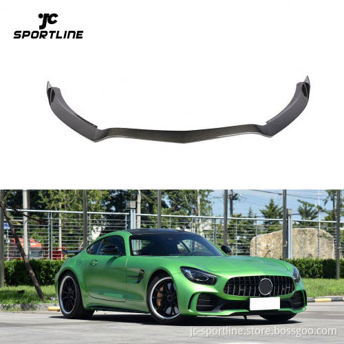 Carbon Fiber Front Bumper Lip for Mercedes AMG GT R 2016-2018